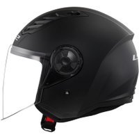 Мотошлем LS2 OF616 Airflow 2 Solid (S, черный матовый)