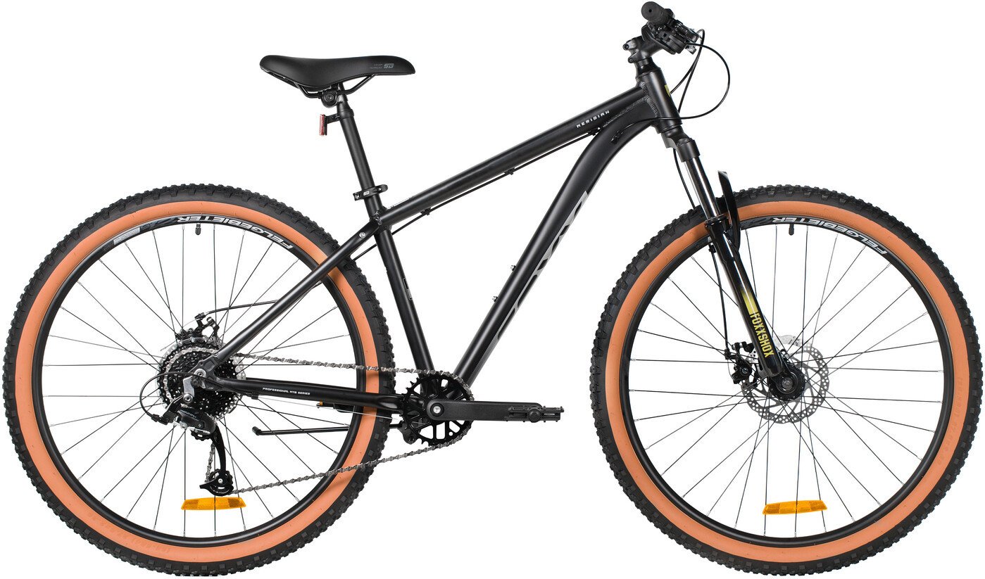 Велосипед Foxx Meridian 26 р.14 2026 26AHD.MERIDIAN.14BK6 (черный)