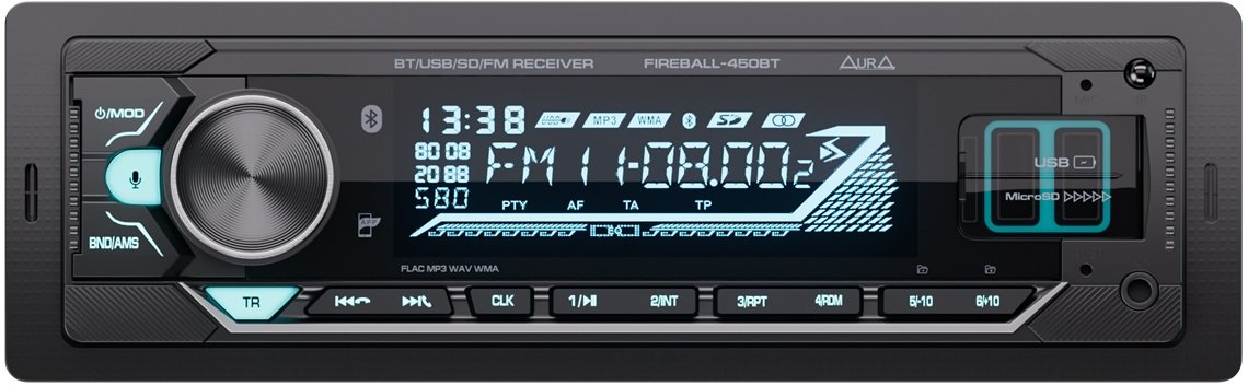 

USB-магнитола Aura Fireball-450BT