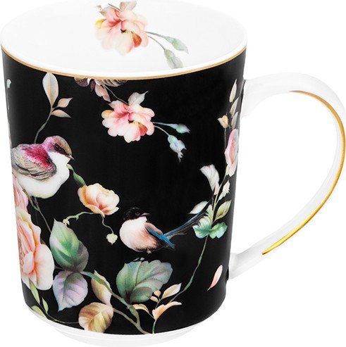 

Кружка Elan Gallery Певчие птички на черном 730831