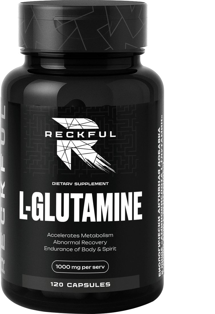 L-глютамин Reckful L-Glutamine (120 капсул)