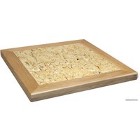 Журнальный столик Sheffilton SHT-TU29/H36/70/70 Дуб/OSB (прозрачный лак/черный муар)