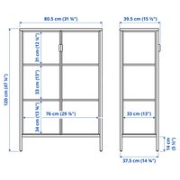 Шкаф-витрина Ikea Rudsta 50450137