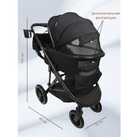 Универсальная коляска Chiccolino Gold (3 в 1, black)