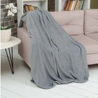 Плед Casa Conforte Nonna Inspiration 200x220 6154617 (дымчато-серый)