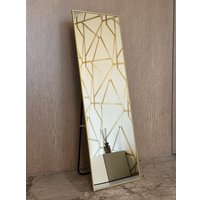 Зеркало eMZe Прямоугольное 37х115 DK.37.115.AUR (золото)