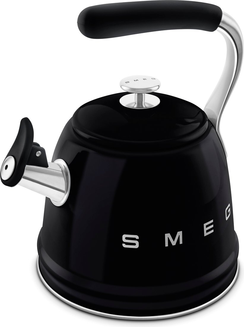 Чайник со свистком Smeg WKF01BL