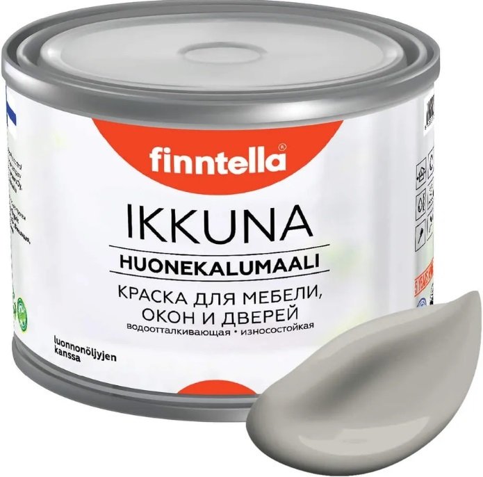 

Краска Finntella Ikkuna Kaiku F-34-1-9-FL082 9 л (серо-коричневый)