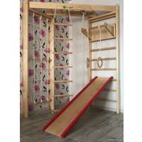 Детский спортивный комплекс Ecodrev Крепыш Угловой (бежевый, базовая комплектация)