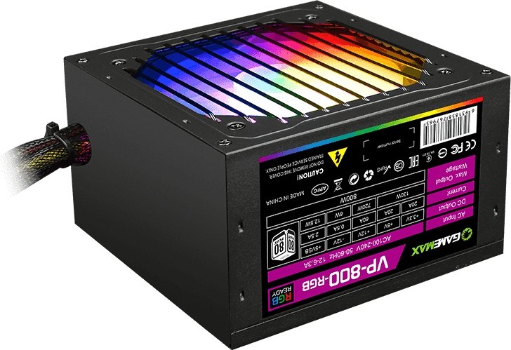 

Блок питания GameMax VP-800-RGB