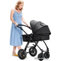 Универсальная коляска KinderKraft Moov (3 в 1, серый)