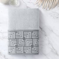 Полотенце Verossa МХ45 50x90 Estetica 1 790219 (серый/светло-серый)