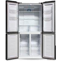 Четырёхдверный холодильник Ginzzu NFK-500 White glass