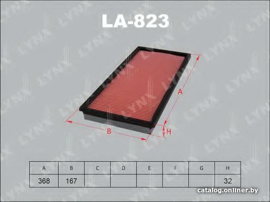 Воздушный фильтр LynxAuto LA823