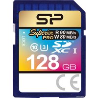 Карта памяти Silicon-Power Superior Pro SDXC SP128GBSDXCU3V10 128GB
