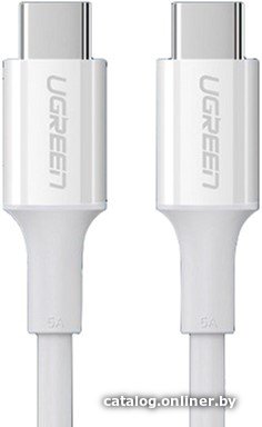 Кабель Ugreen US300 60552 USB Type-C - USB Type-C (2 м, белый)