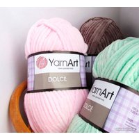 Пряжа для вязания Yarnart Dolce 100% микрополиэстер 750 100 г (120 м, розовый)