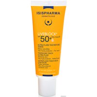  Isis Pharma Uveblock Dry Touch Tinted SPF 50+ Ультра-флюид с очень высокой степенью защиты от солнечного излучения светлый тон 40 мл