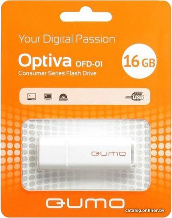 USB Flash QUMO Optiva 01 16GB (белый)