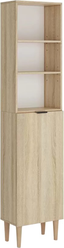Стеллаж MONOFIX Одос с одной дверцей (дуб сонома)