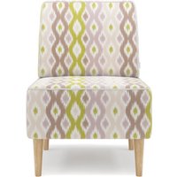 Интерьерное кресло MONOFIX Одос Принт кресло (абстракция оливковый/микровелюр)