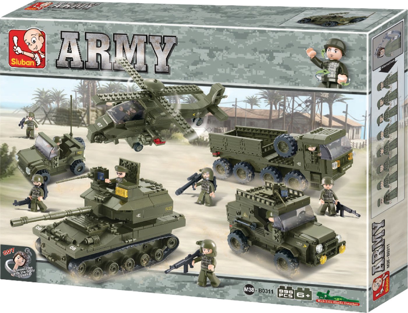 

Конструктор Sluban M38-B0311 Военный спецназ
