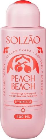 Solzao Гель для душа Peach Beach с экстрактом персика (400 мл)