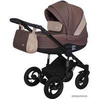 Универсальная коляска Siger Alba (2 в 1, бежевый/коричневый)