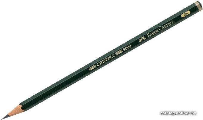 Простой карандаш Faber Castell 119013 (3H, черный)