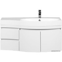  Aquanet Тумба под умывальник Опера 115 R (белый, 2 дверцы, 2 ящика)