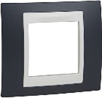 

Рамка Schneider Electric Unica MGU6.002.577 (серый сланец/слоновая кость)
