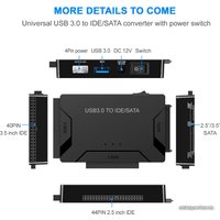 Адаптер USBTOP USB3.0 to IDE/SATA