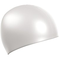 Шапочка для плавания Mad Wave Standart Cap Silicone (белый)
