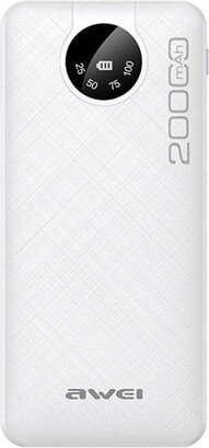 Внешний аккумулятор Awei P134K 20000mAh (белый)