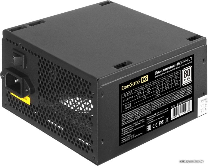 ExeGate 450PPH-LT 80 Plus EX292150RUS