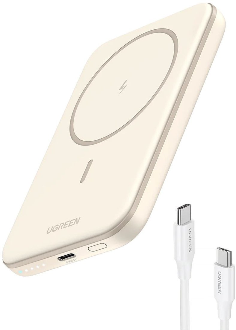 Внешний аккумулятор Ugreen PB560 5000mAh (бежевый)