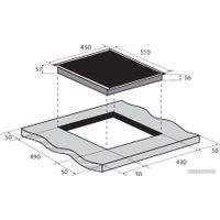Варочная панель ZUGEL ZIH454B