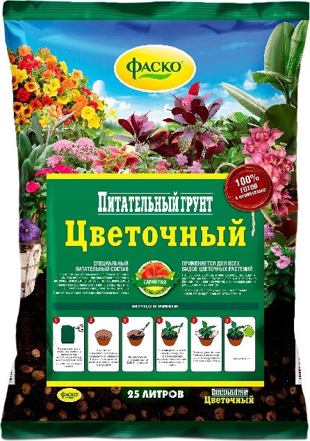 Грунт Фаско Цветочный (25 л)