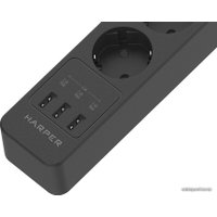 Сетевой фильтр Harper UCH-360 (черный)