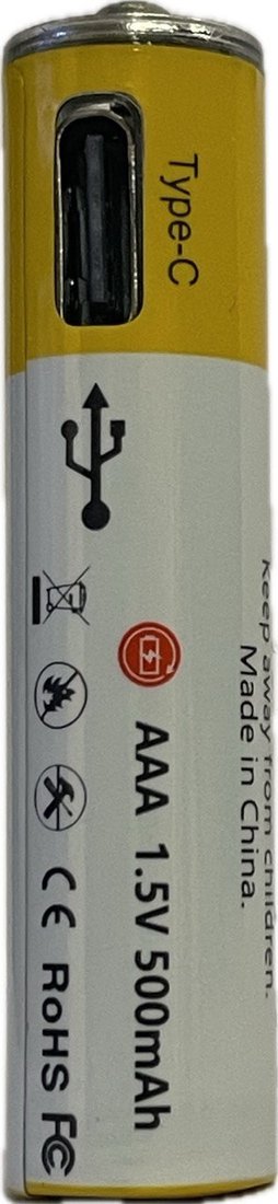Аккумулятор GEOFOX 500mAh Type C - AAA
