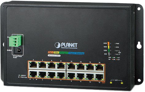 

Настраиваемый коммутатор PLANET WGS-4215-16P2S