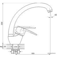 Смеситель G.Lauf 8G4-A181KW (белый)