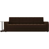 Диван Лига диванов Атлантида 102222 (микровельвет, коричневый)