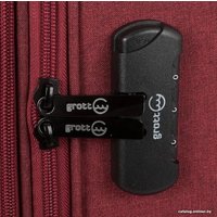 Чемодан-спиннер Grott 338-1001/3-28 (бордовый)