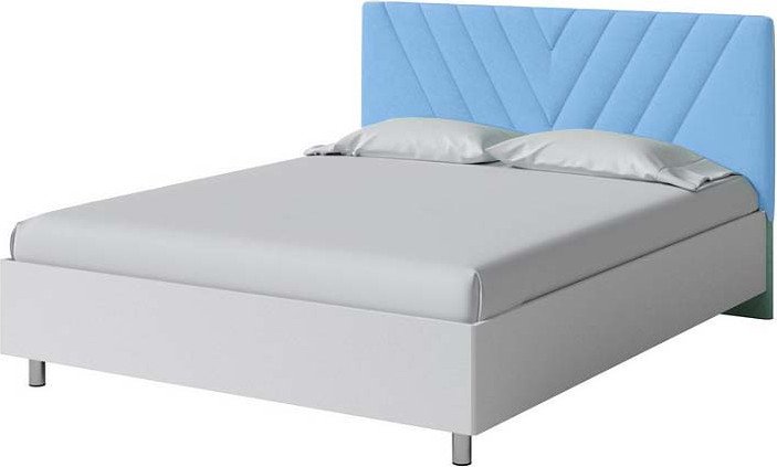 

Кровать PROxSON Ora 160x200 (белый/Teddy 311 небесно-голубой)