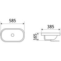 Умывальник CeramaLux 5006B