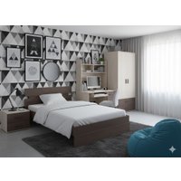 Кровать PROxSON Milton 80x190 (ясень шимо темный)