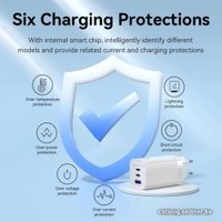 Сетевое зарядное Vention FEDW0-EU