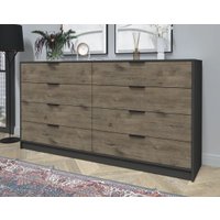 Комод Интерлиния Концепт КТ-К197 (дуб веллингтон/антрацит)