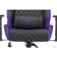 Игровое (геймерское) кресло Knight Outrider (черный/фиолетовый)